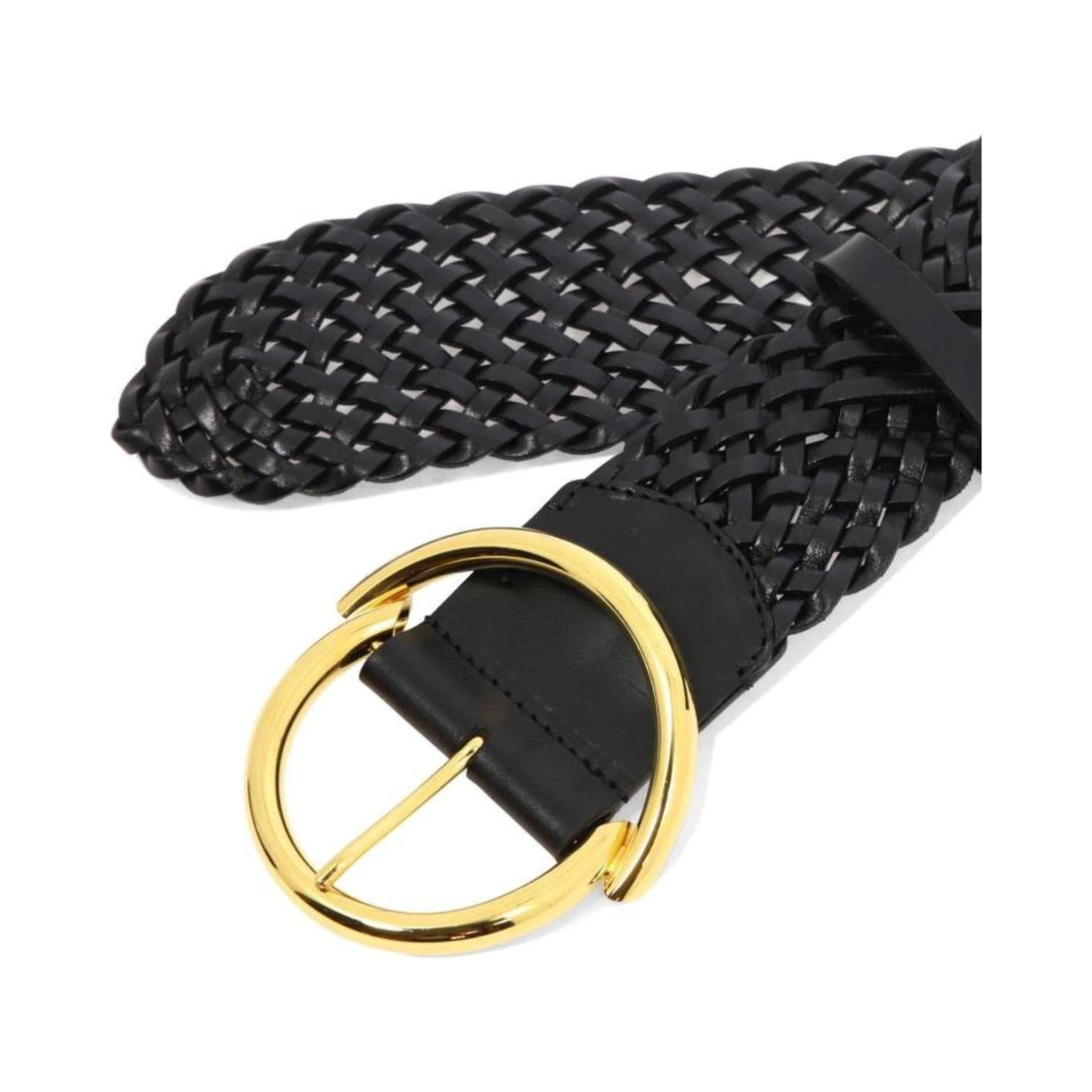 Black Leather Regular Belt