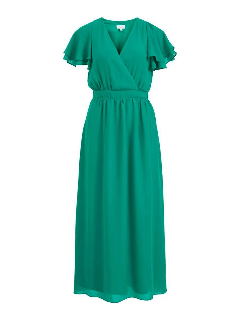 Bicolor Polyester Casual Dress