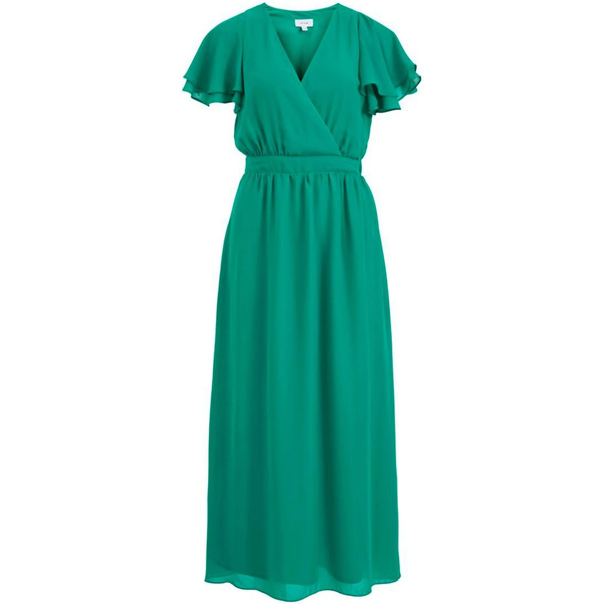 Bicolor Polyester Casual Dress