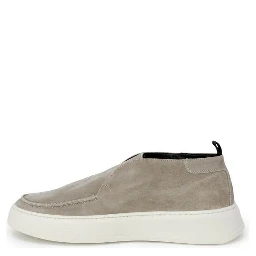 Beige Polyester Sneakers