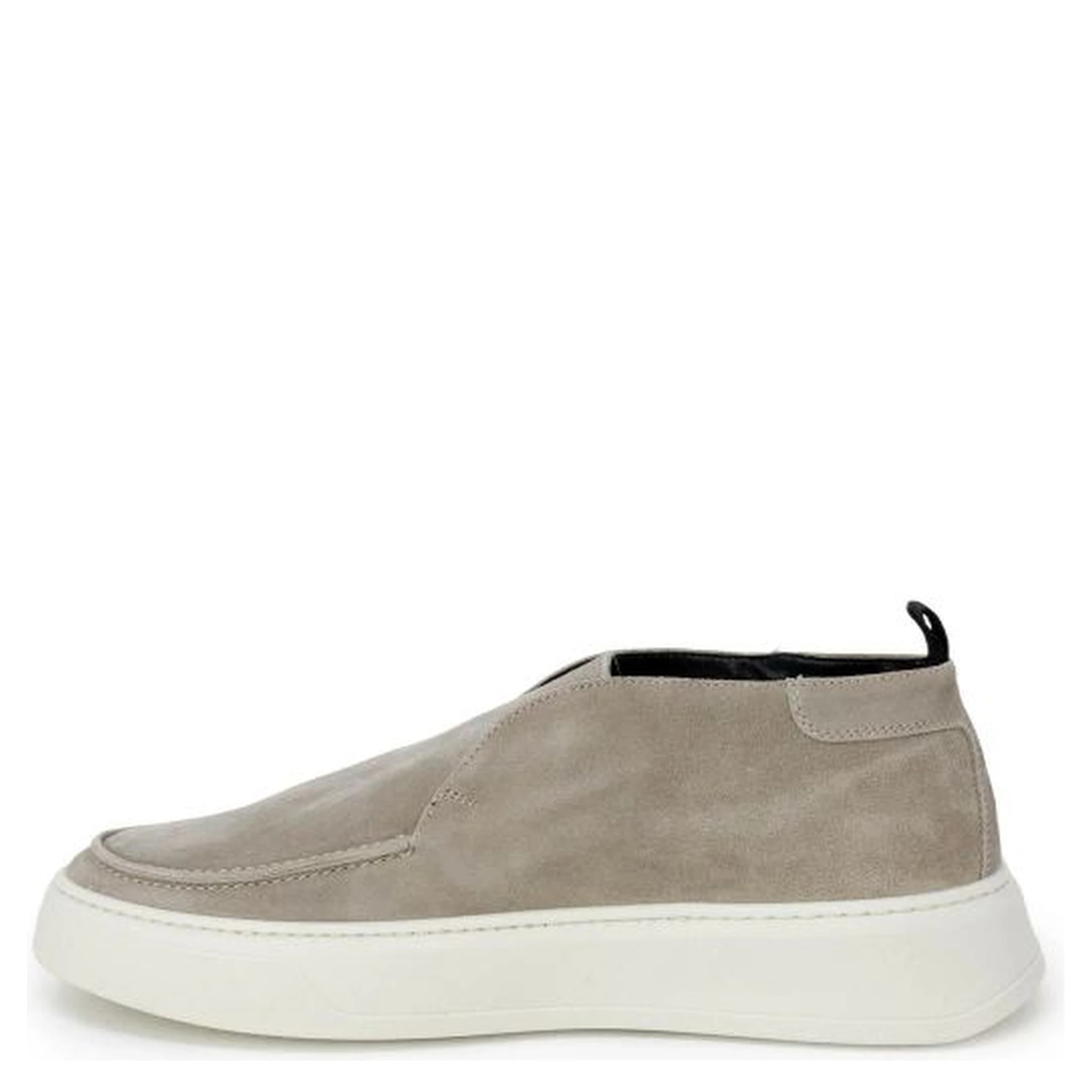 Beige Polyester Sneakers