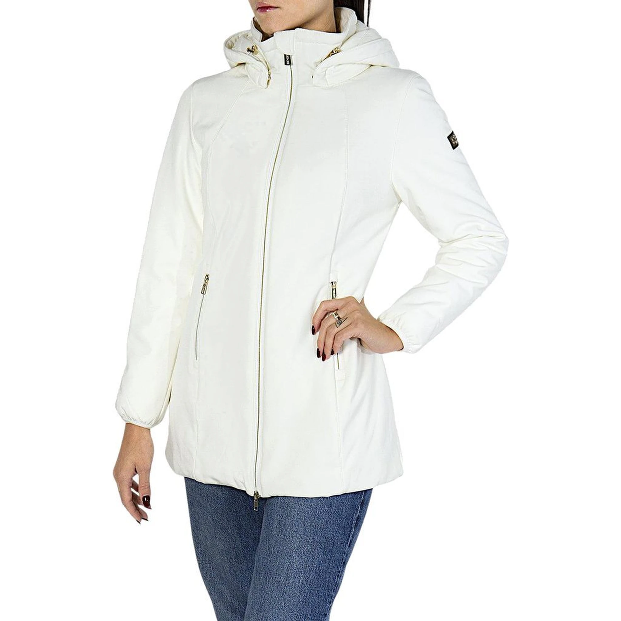 White Polyamide Coat