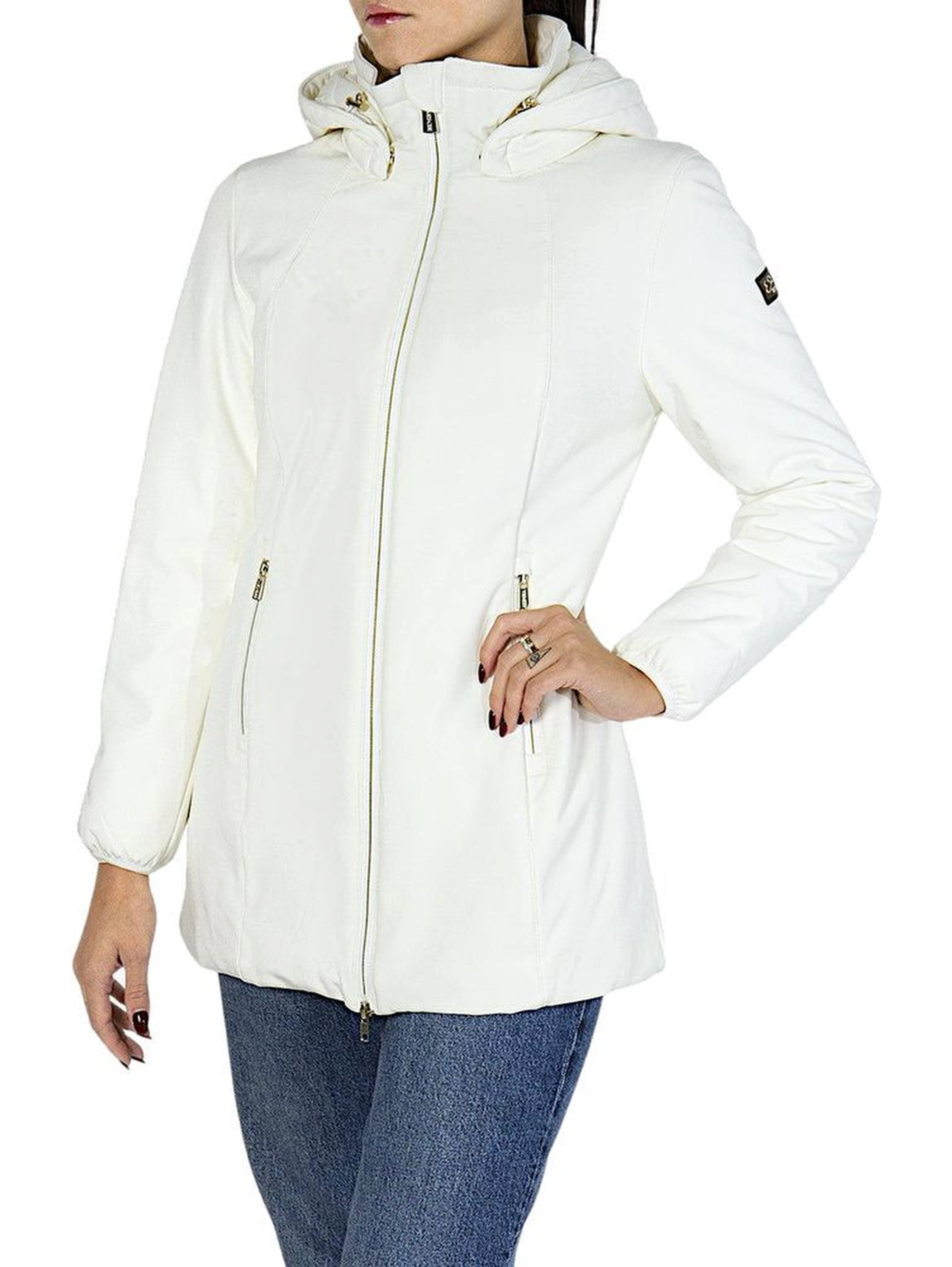 White Polyamide Coat
