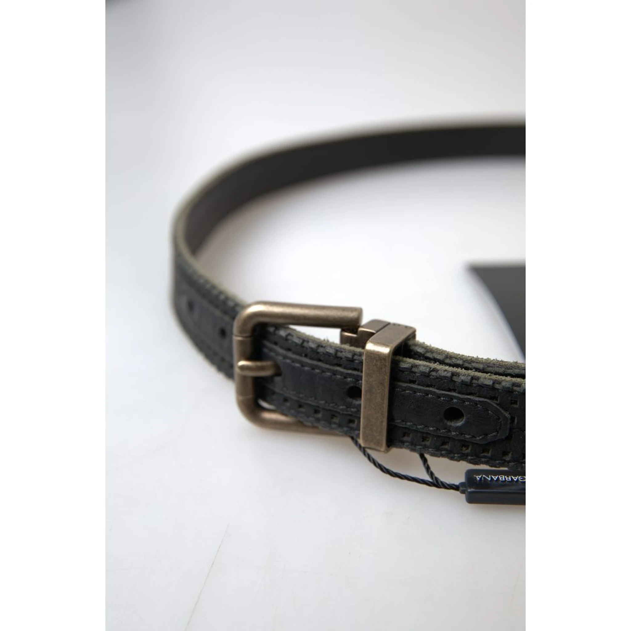 Black Leather Regular Belt
