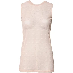 Beige Nylon Blouse