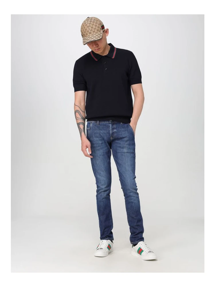 Beige Cotton And Leather Cap (Baseball Hat) alternative