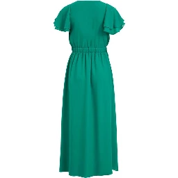 Bicolor Polyester Casual Dress