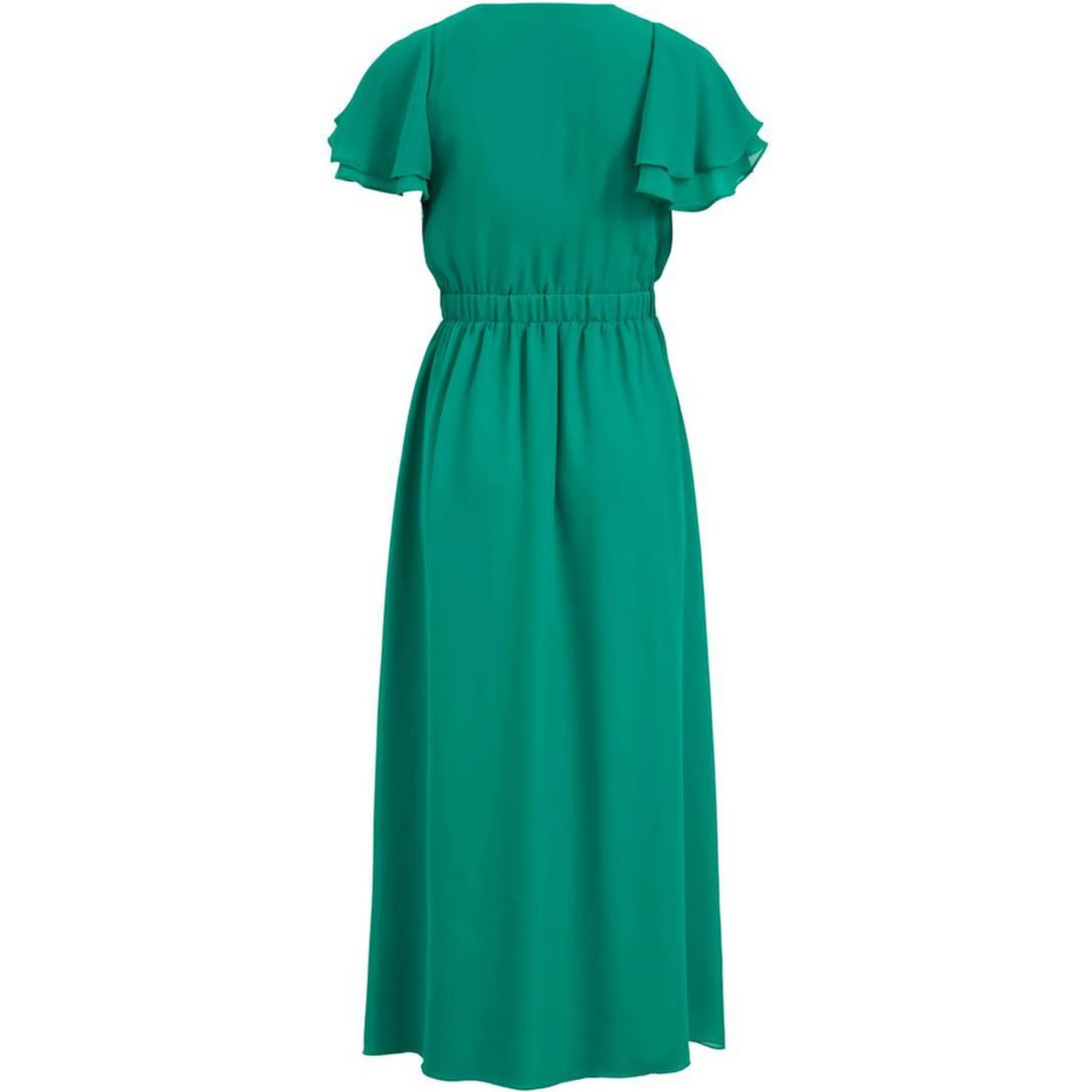 Bicolor Polyester Casual Dress