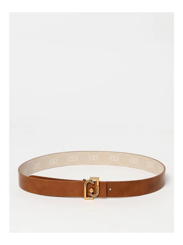 Beige Leather Regular Belt alternative