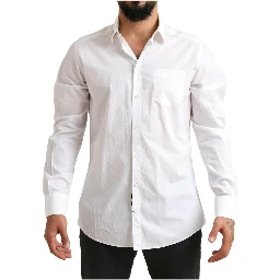 White Cotton Dress Shirt