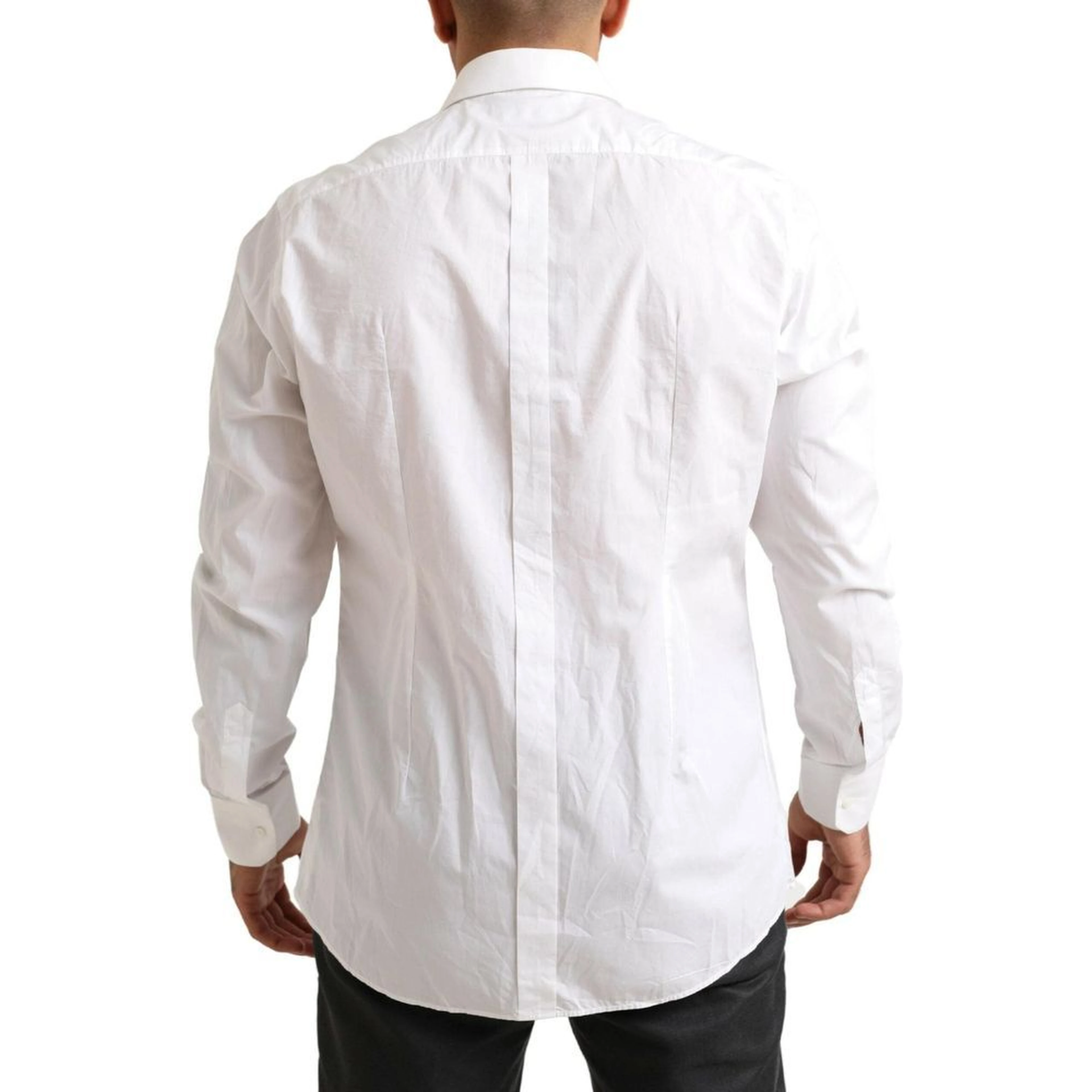 White Cotton Dress Shirt