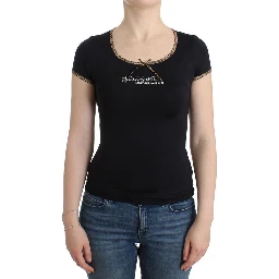Black Elastane Top