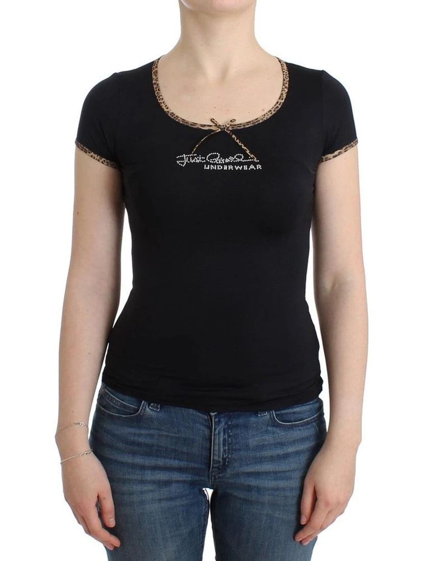 Black Elastane Top