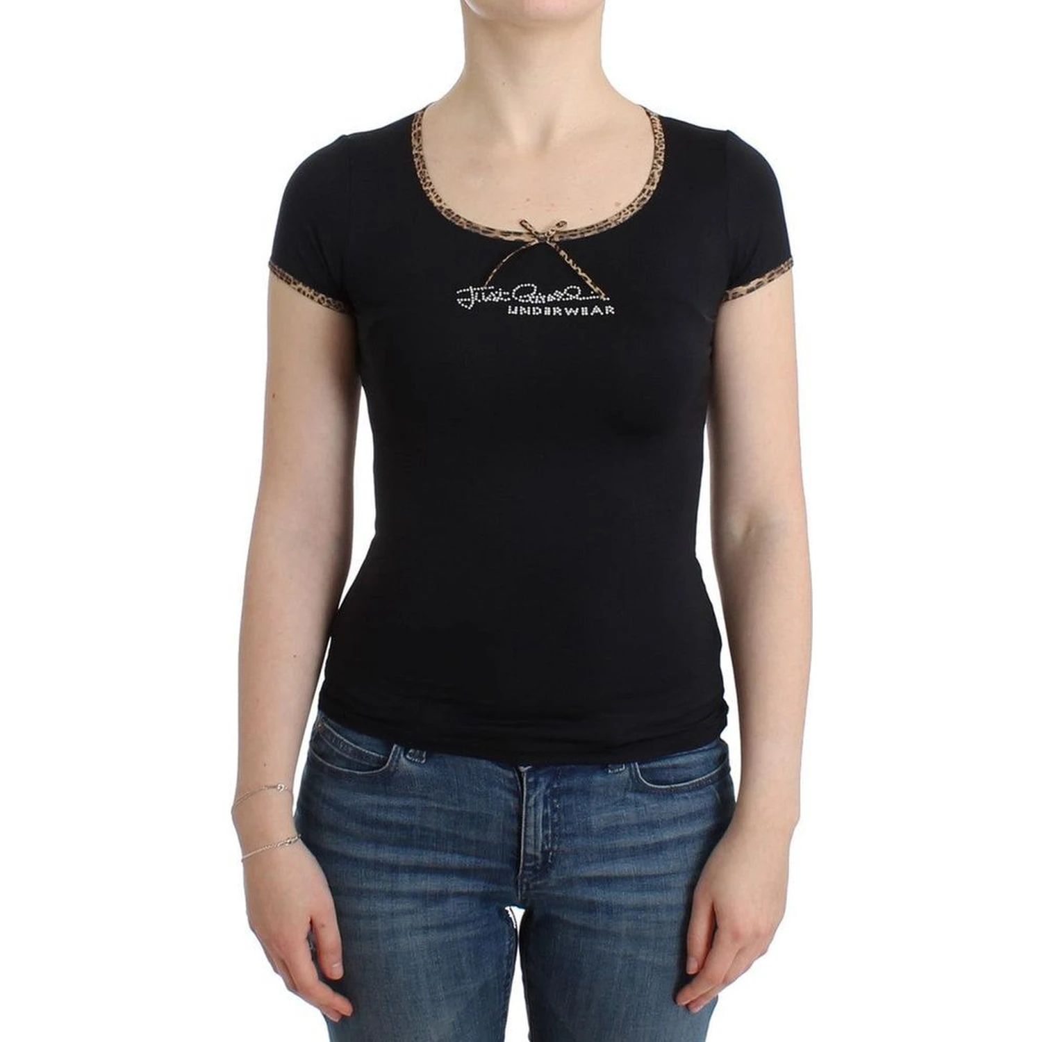 Black Elastane Top