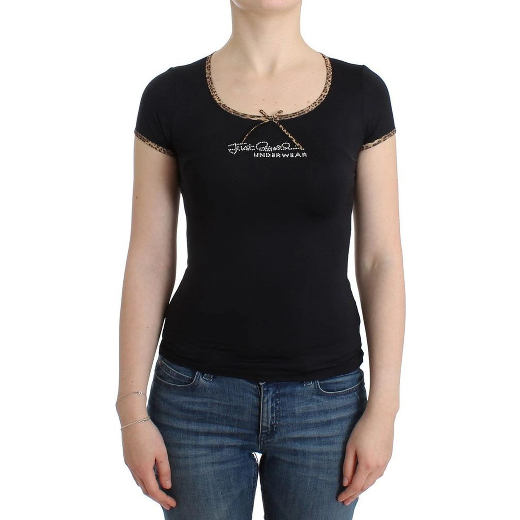 Black Elastane Top