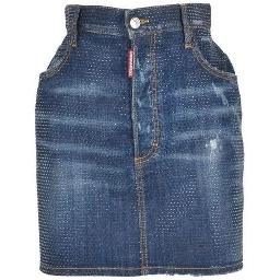 Blue Denim Skirt