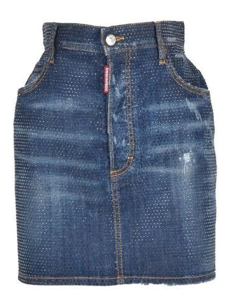 Blue Denim Skirt