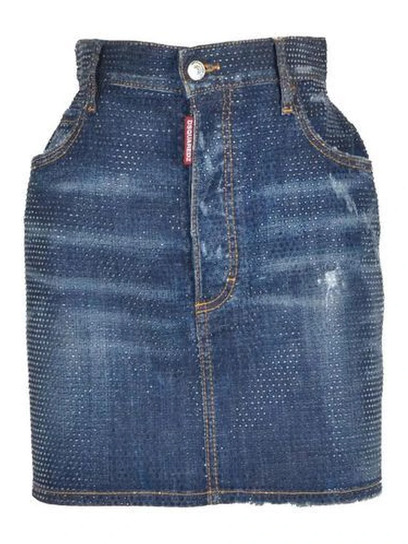 Blue Denim Skirt