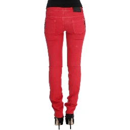 Multicolor Cotton Skinny Jeans