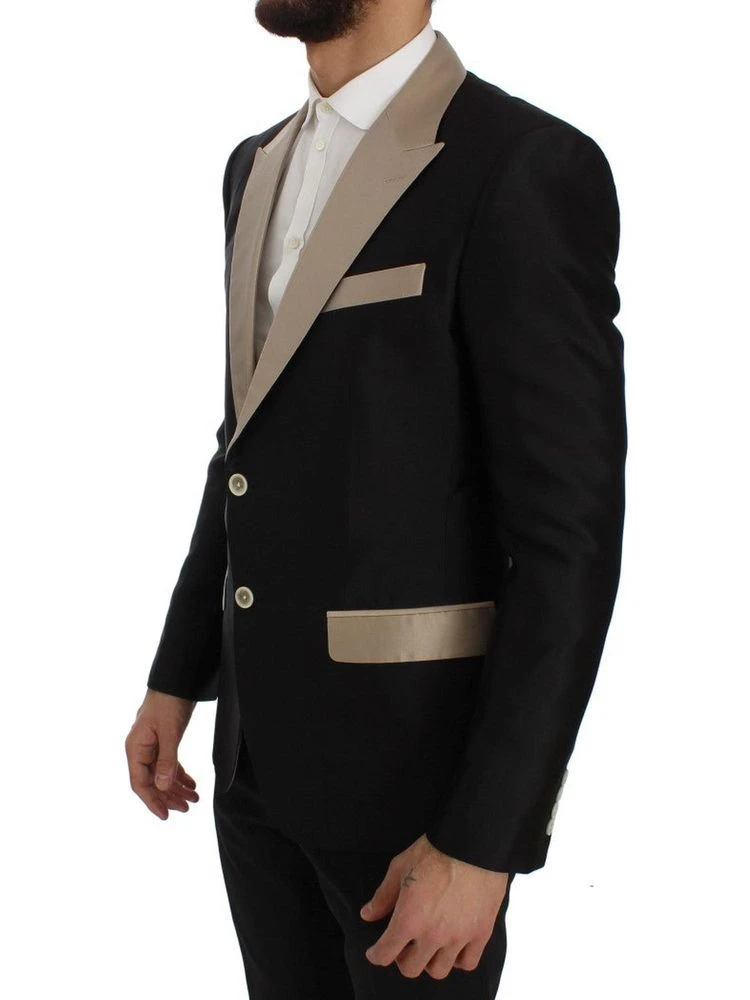 Black Silk Two-Piece Suit alternative