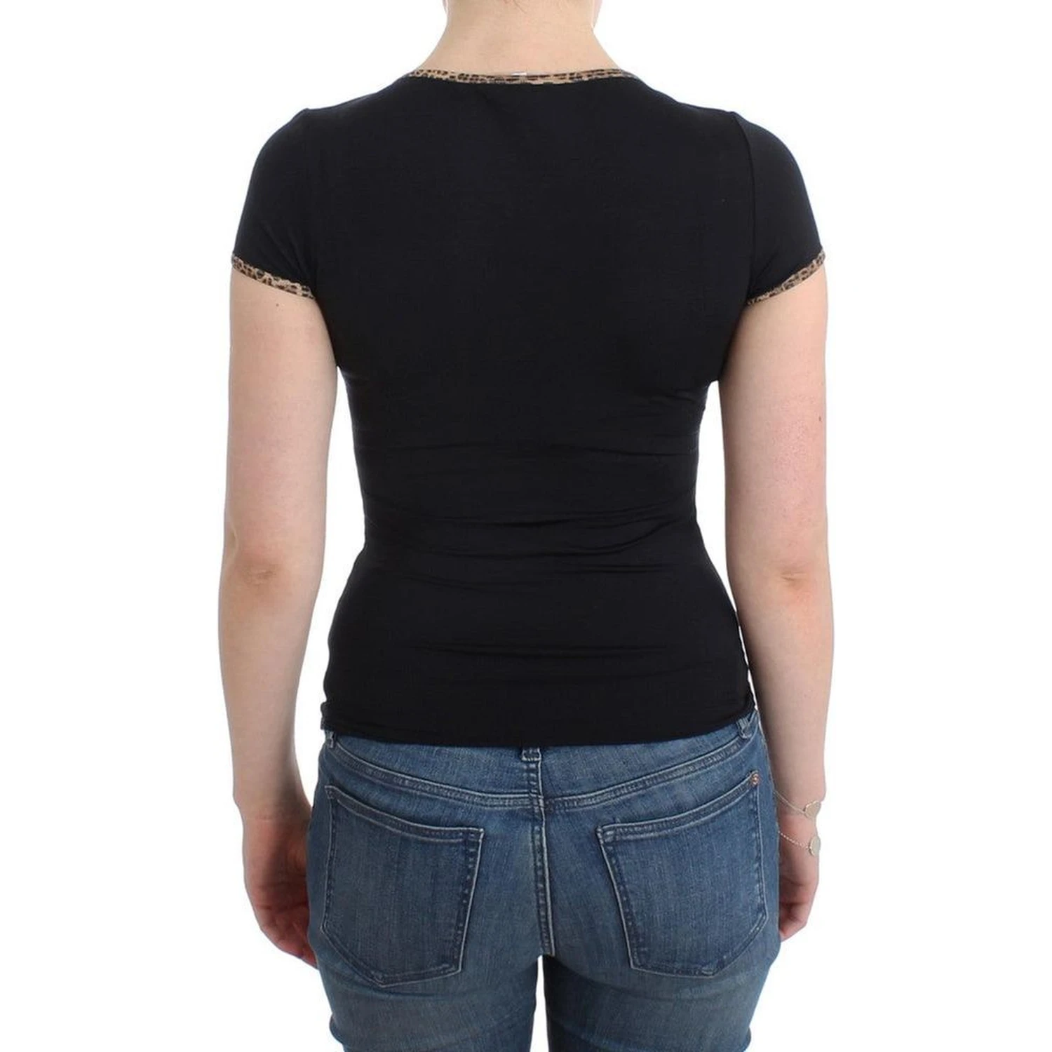 Black Elastane Top