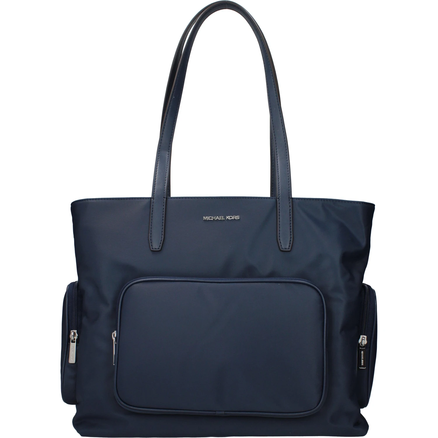 Blue Fabric Shoulder Bag