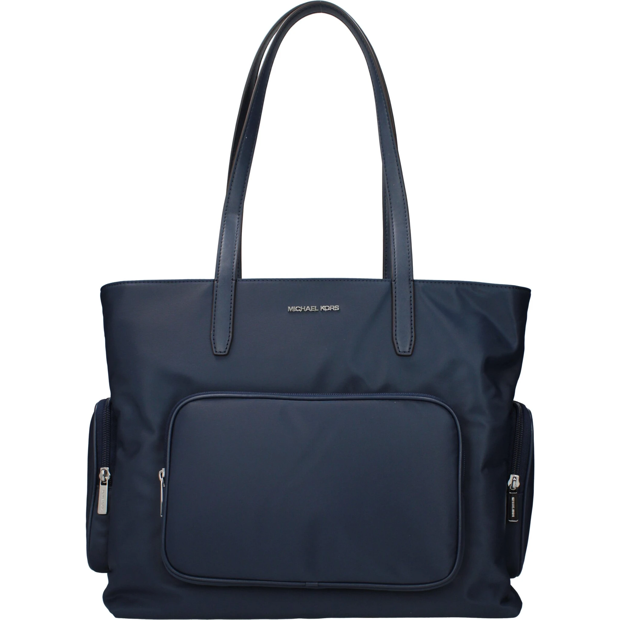 Blue Fabric Shoulder Bag