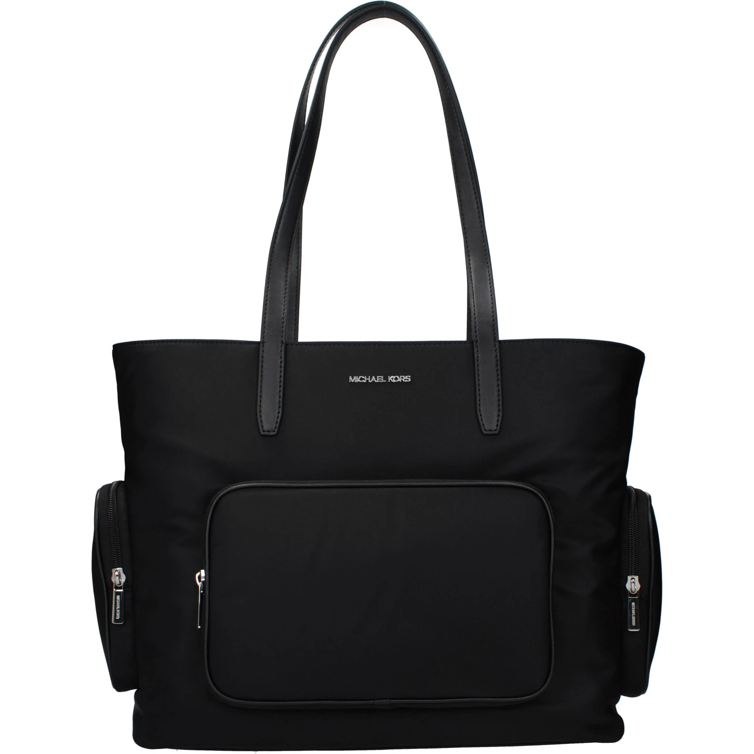 Black Fabric Shoulder Bag