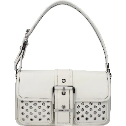 White Leather Shoulder Bag