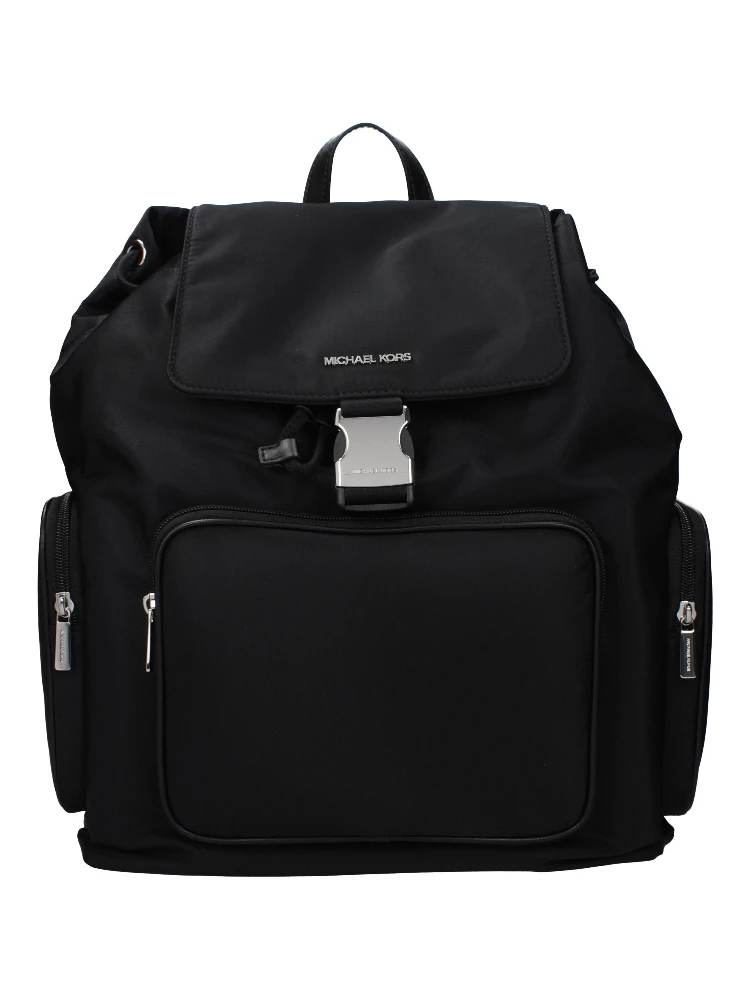 Black Fabric Backpack