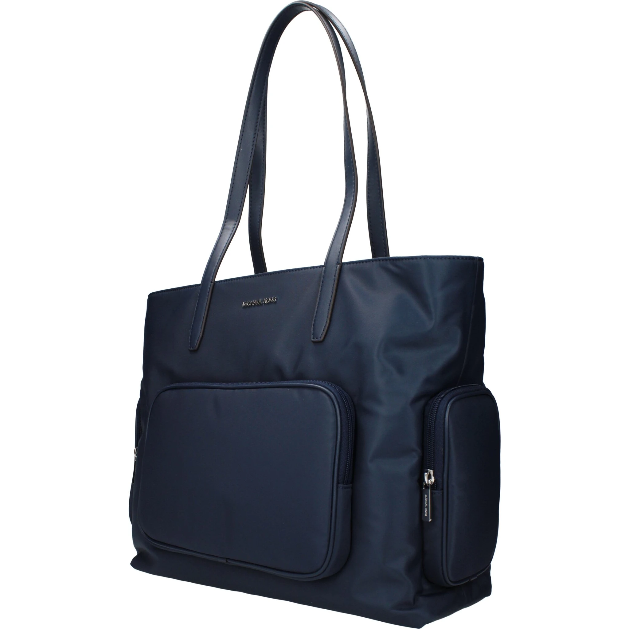 Blue Fabric Shoulder Bag