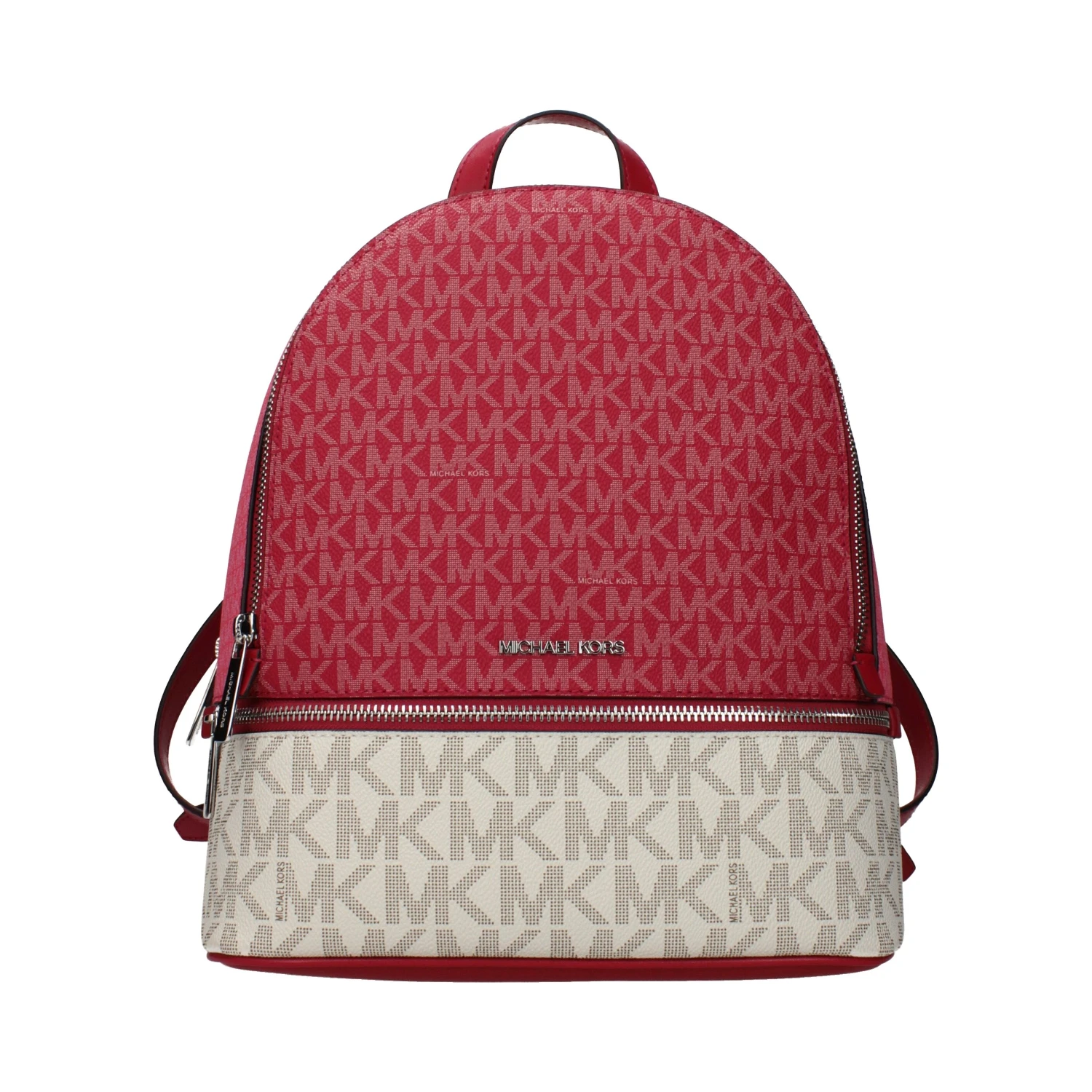 Beige Fabric Backpack