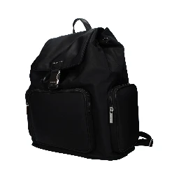 Black Fabric Backpack