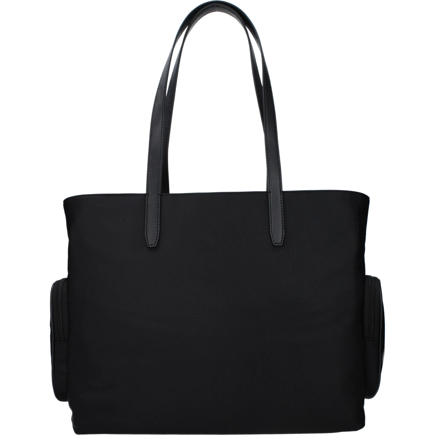 Black Fabric Shoulder Bag