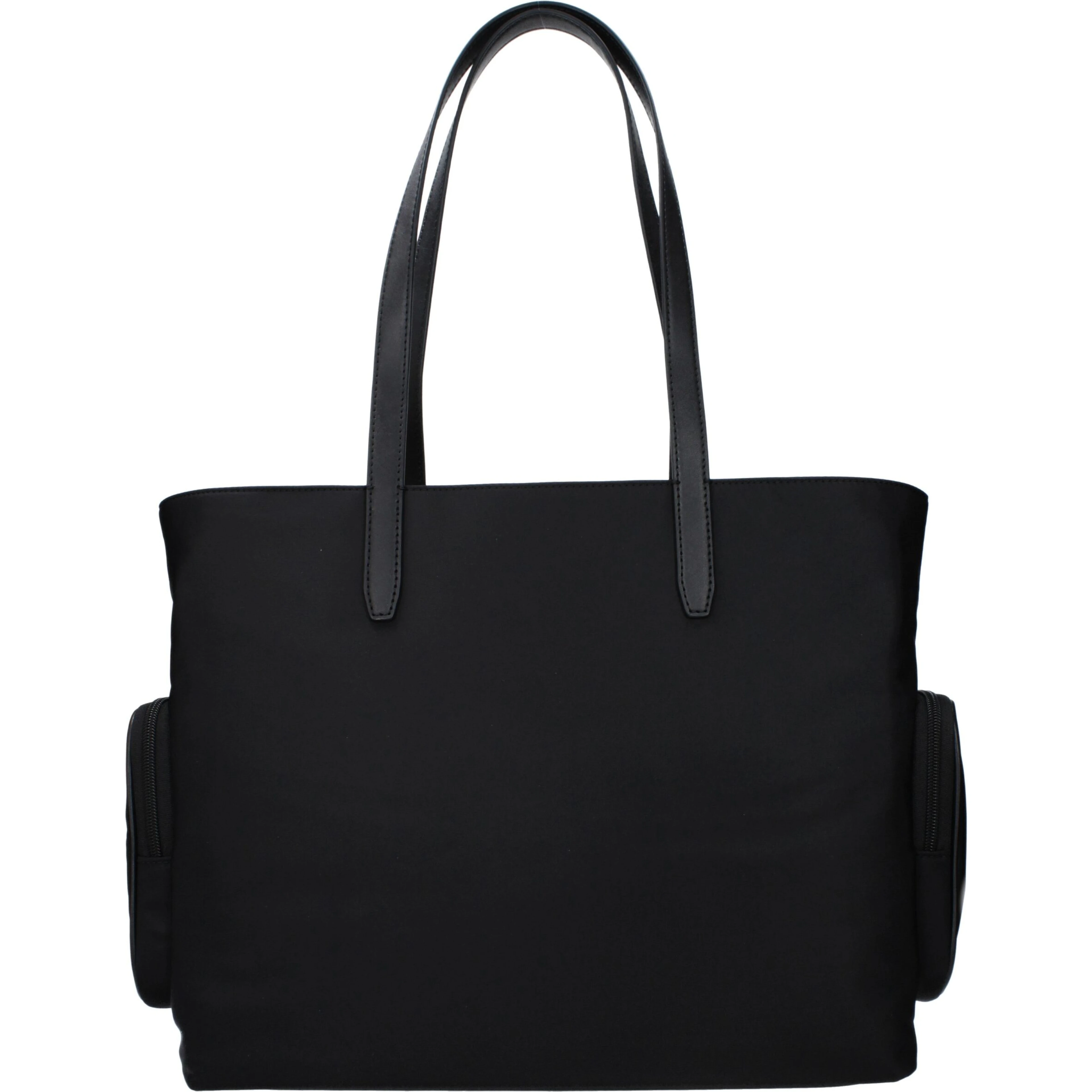 Black Fabric Shoulder Bag