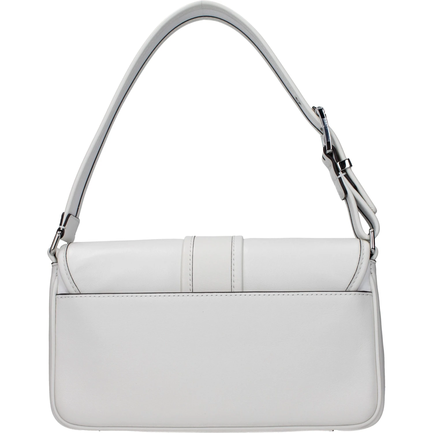 White Leather Shoulder Bag