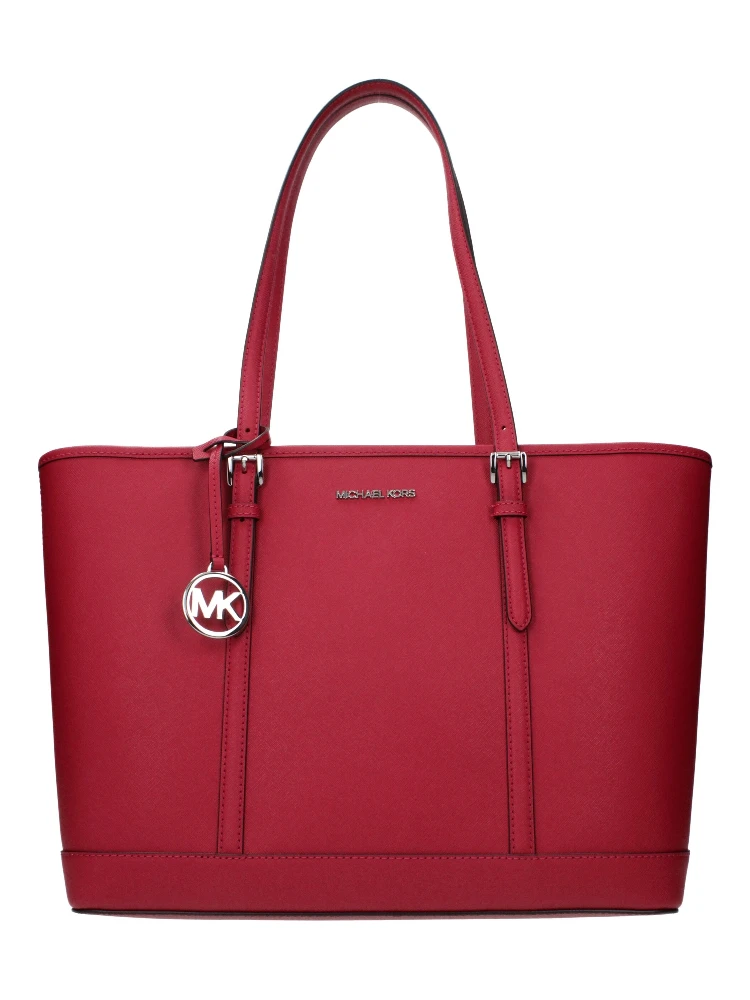 Red Leather Shoulder Bag