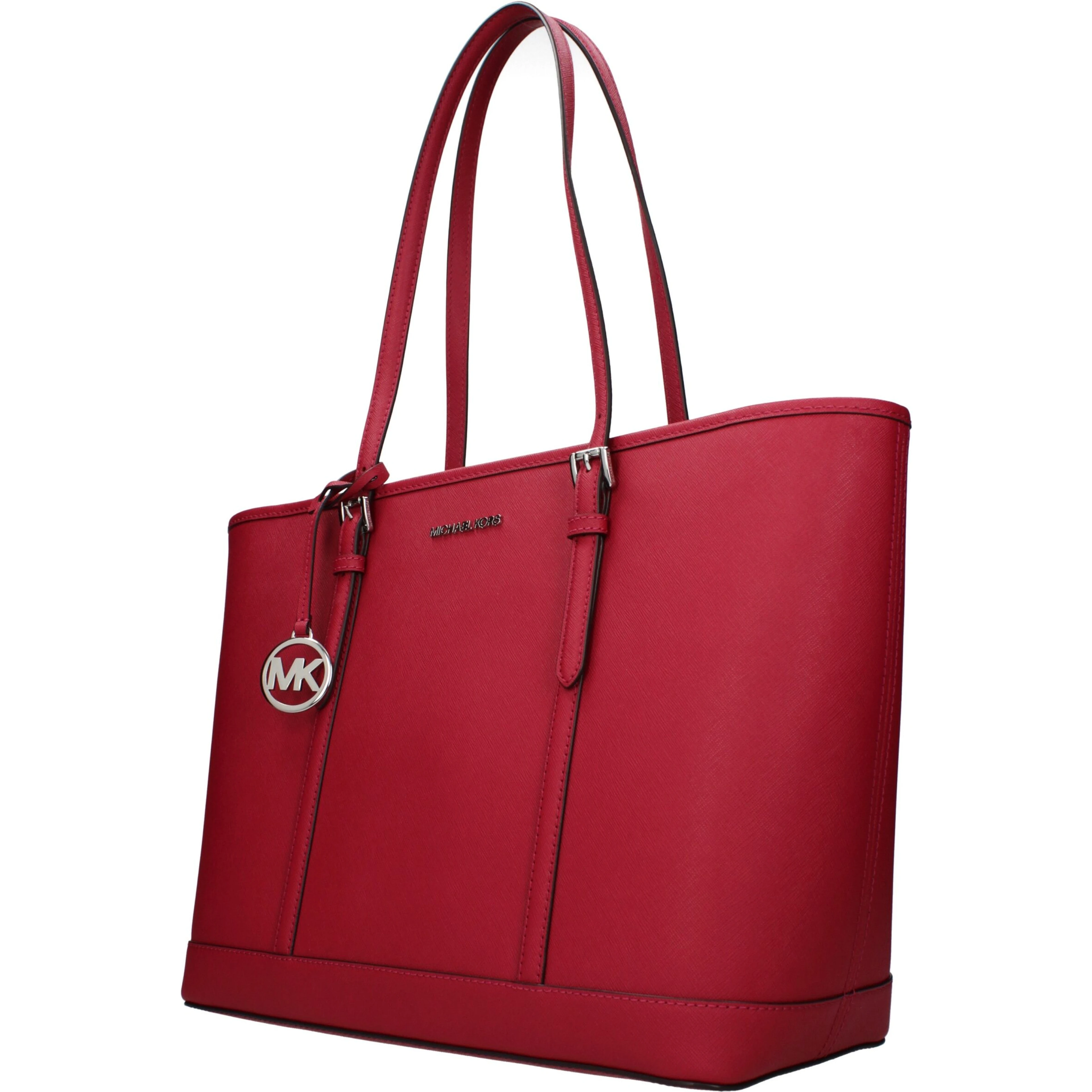 Red Leather Shoulder Bag