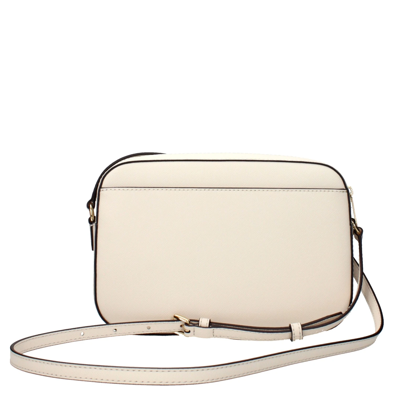 Beige Leather Crossbody Bag
