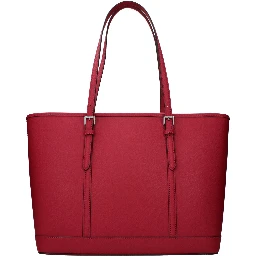Red Leather Shoulder Bag