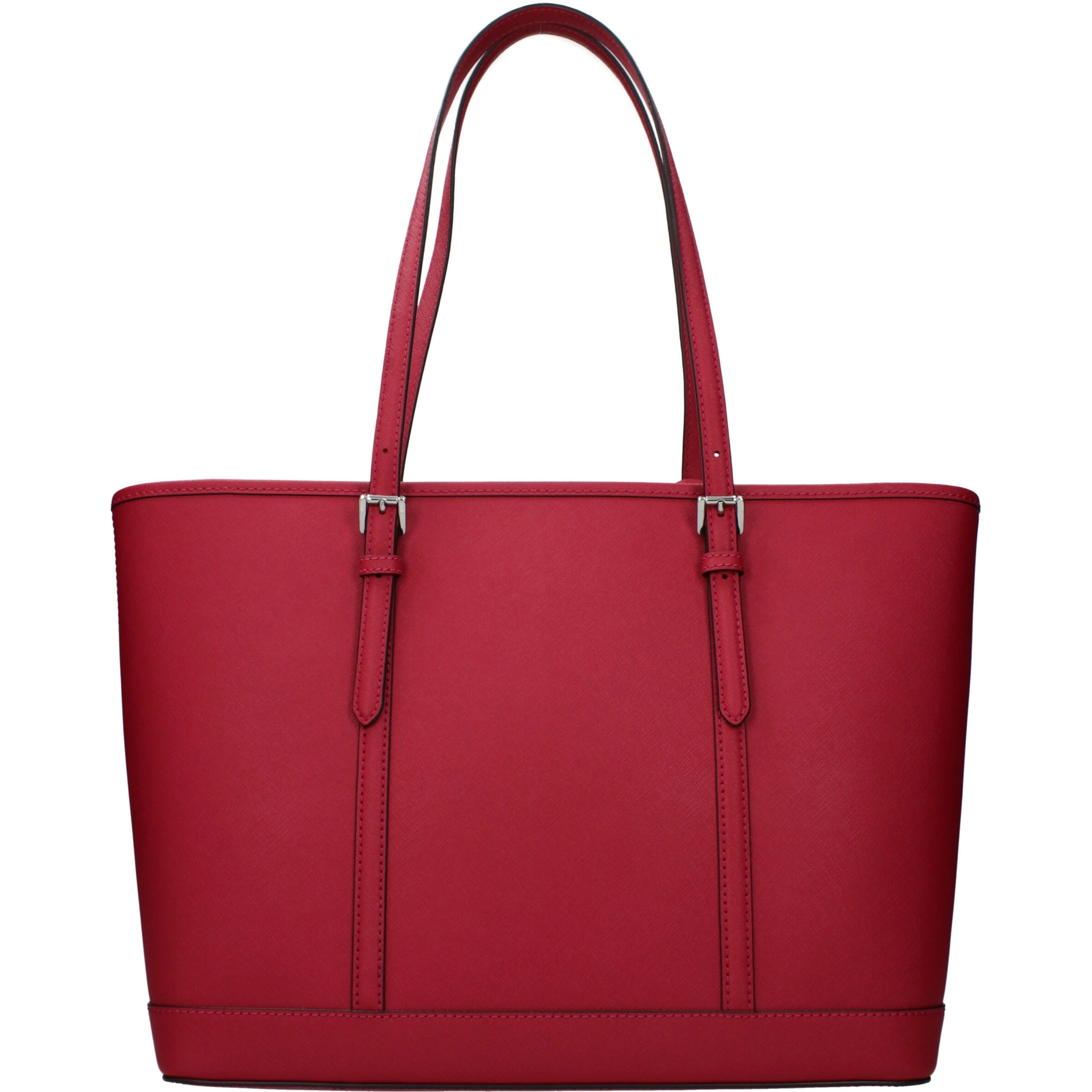 Red Leather Shoulder Bag