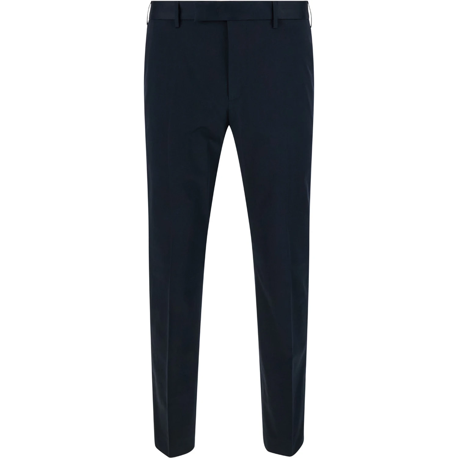 Blu Slim Fit Trousers in Cotton Blend Man
