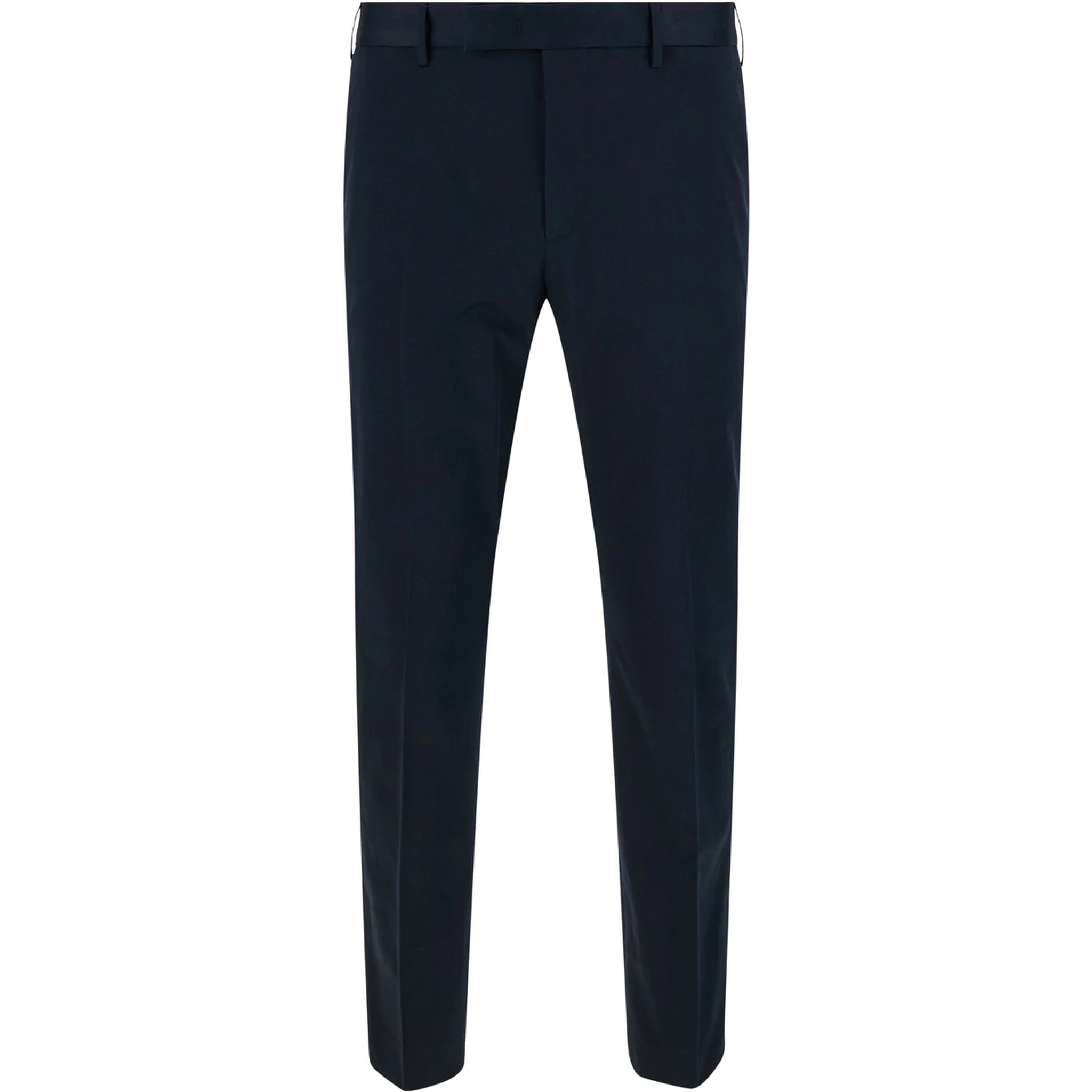 Blu Slim Fit Trousers in Cotton Blend Man