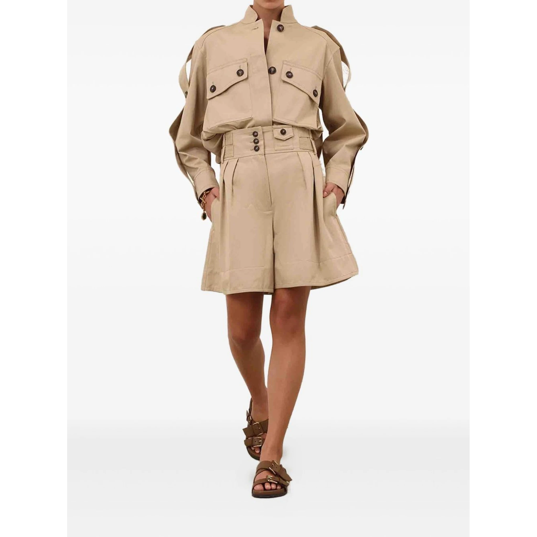 Zimmermann Shorts Beige