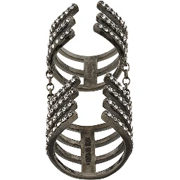 Armour Hook Ring Silver