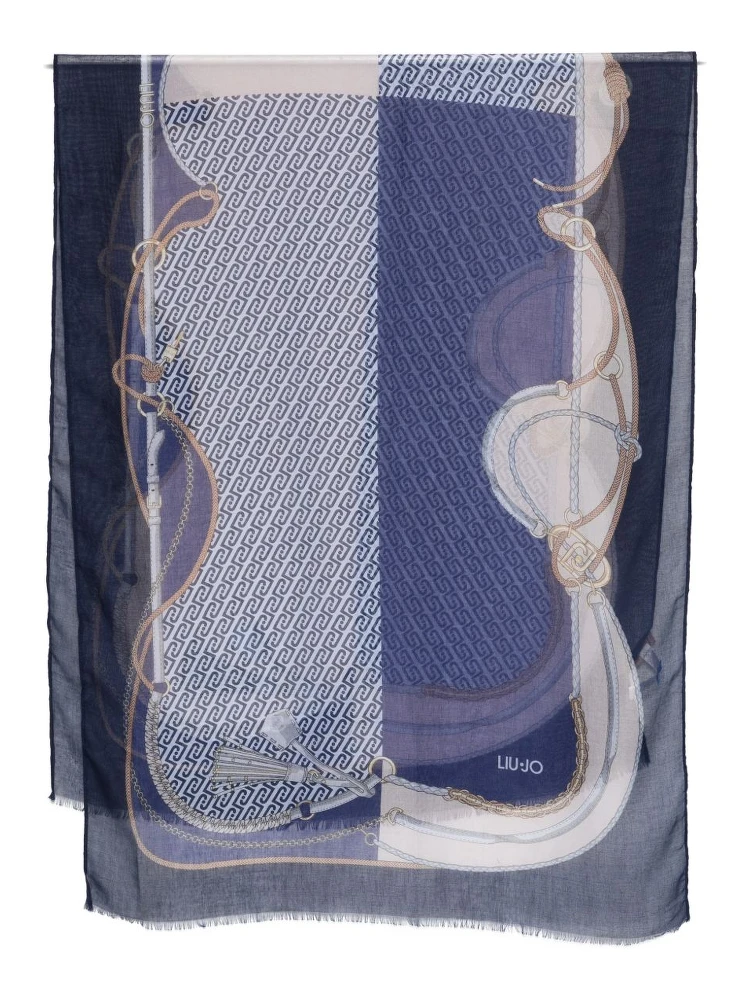 Liu Jo Scarfs Blue