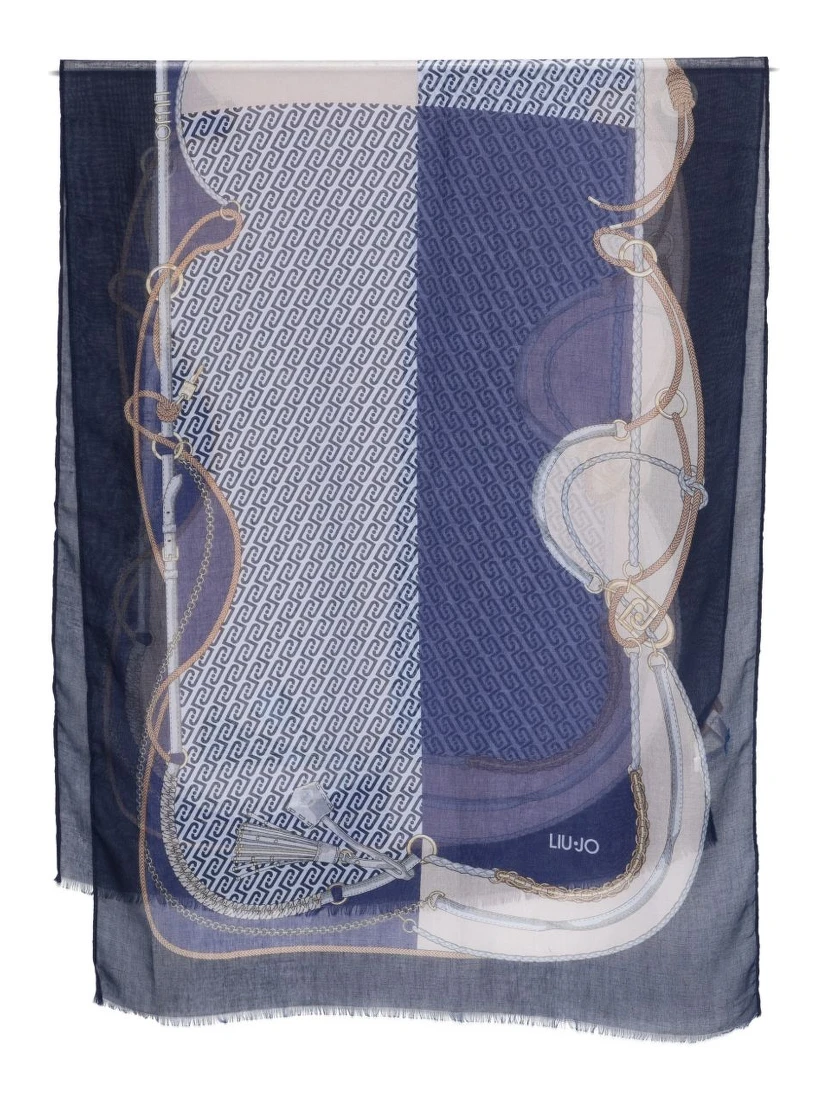 Liu Jo Scarfs Blue