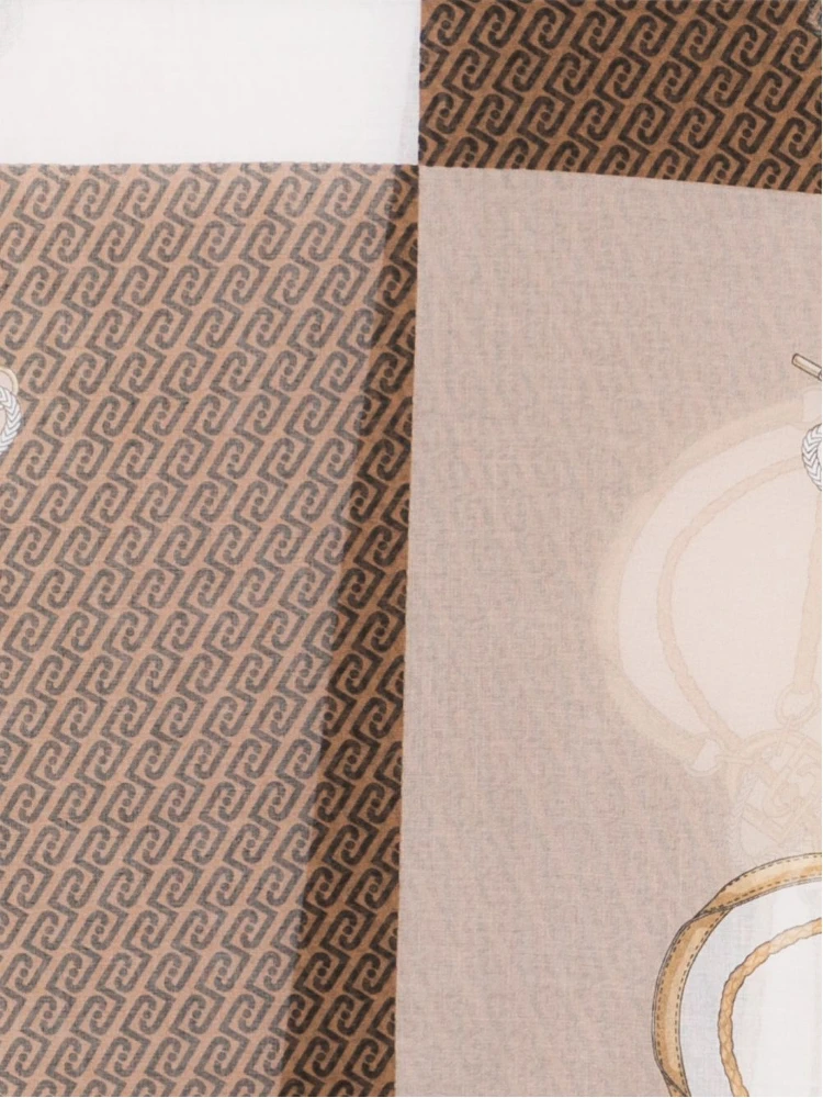 pattern fringed scarf alternative