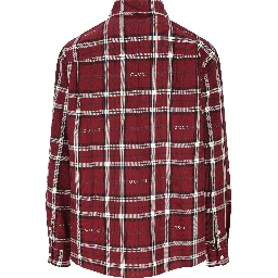 tartan logo overshirt