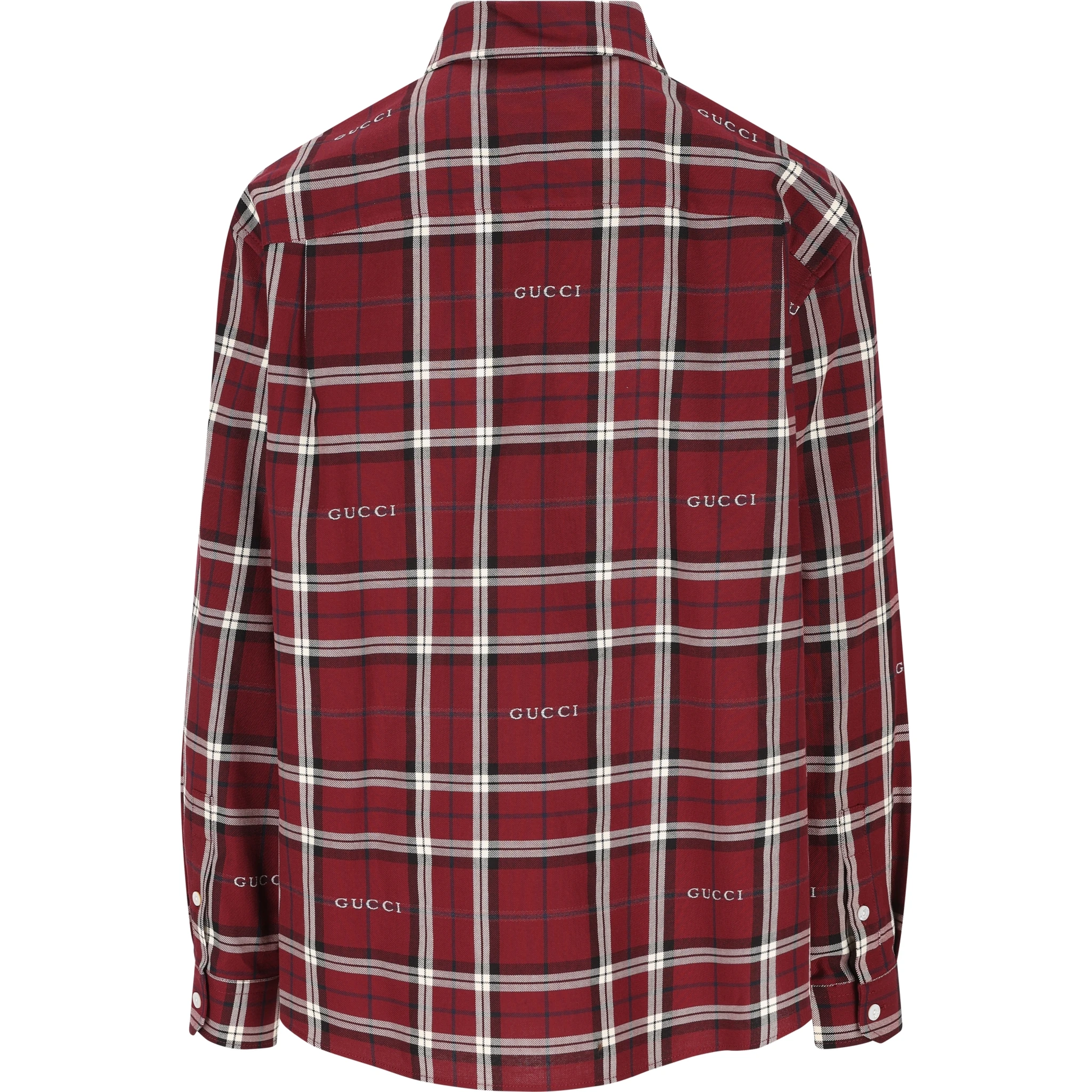 tartan logo overshirt
